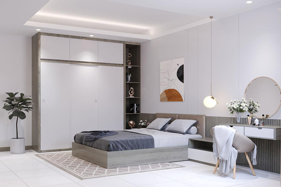 Thiết kế nội thất chung cư 2 phòng ngủ